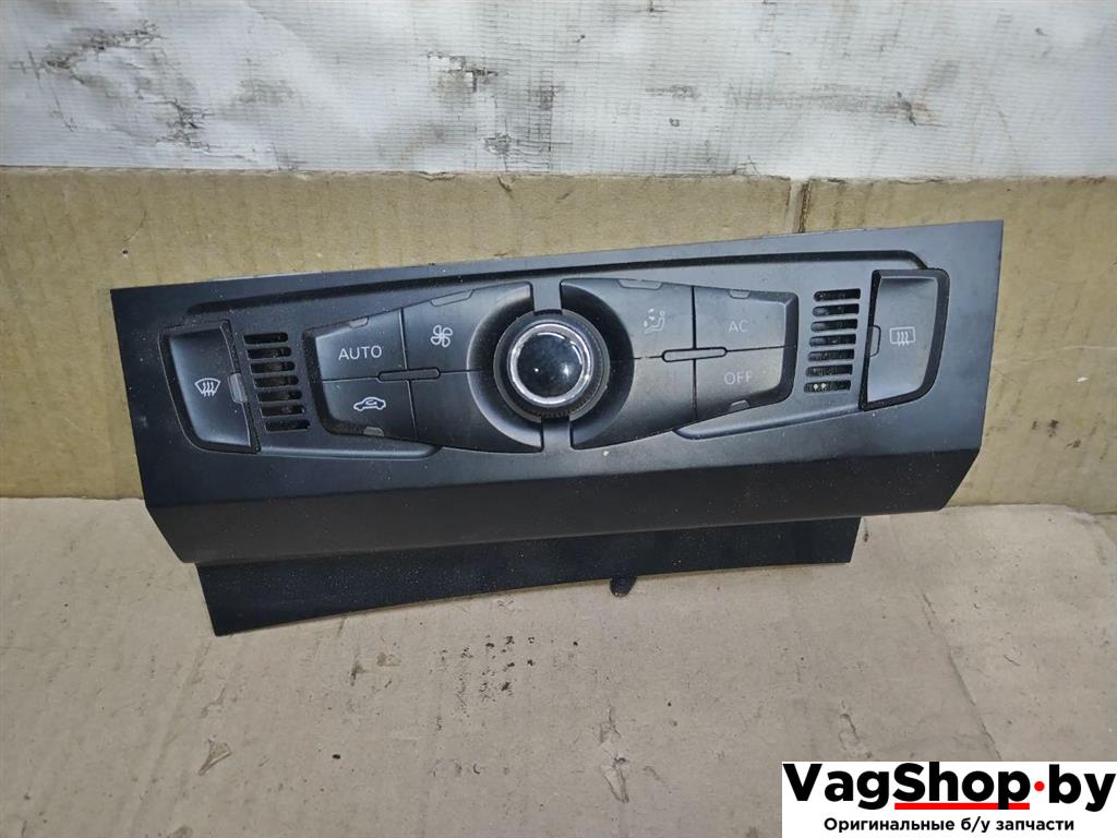 блок управления печки / климат-контроля Audi A4 B8/8K 2011, 2.7 л., TDi, CGK, дизель, МКПП, белый, седан, передний привод, 8T1820043AM - фото №1
