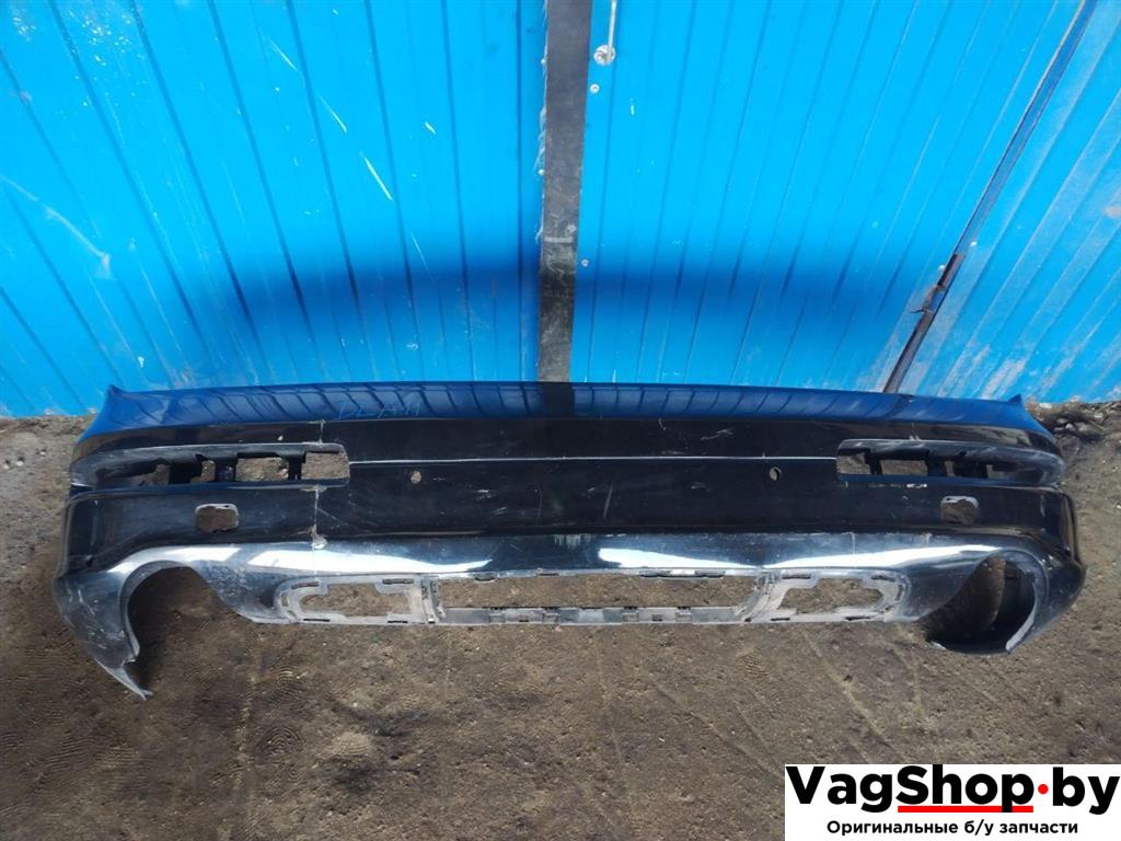 бампер задний Audi Q7 4L 2008, 3.0 л., TDi, дизель, АКПП, черный, внедорожник 5 дв., полный привод - фото №1