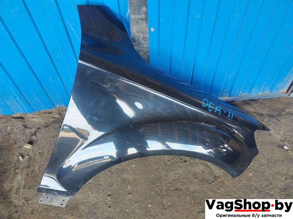 крыло переднее правое Audi Q7 4L 2008, 3.0 л., TDi, дизель, АКПП, черный, внедорожник 5 дв., полный привод - фото №1