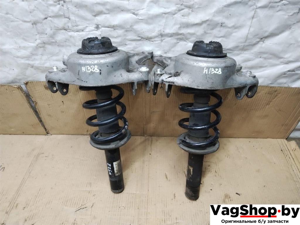 амортизатор передний Audi Q5 8R 2009, 2.0 л., TFSI, CDN, бензин, АКПП, черный, внедорожник 5 дв., полный привод, 8R0413031M - фото №1