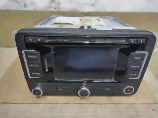 магнитола Volkswagen Touran 2 2013, 1.6 л., TDi, CAY, дизель, МКПП, черный, минивэн, передний привод, 3C8035279L