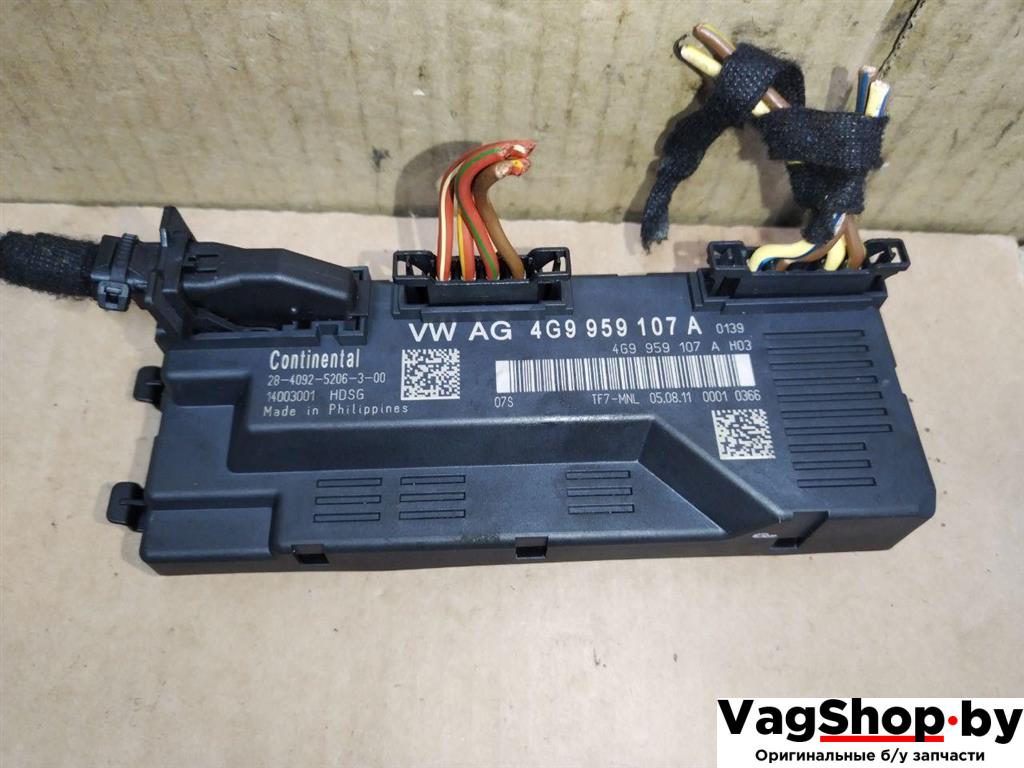 блок управления крышкой багажника Audi A6 4G/C7 2012, 2.0 л., TDi, CGL, дизель, АКПП, серый, универсал, передний привод, 4G9959107A - фото №1