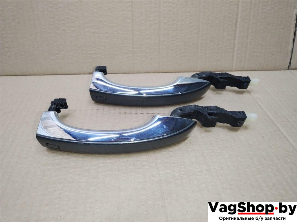 ручка наружная передняя правая Audi A6 4G/C7 2012, 2.0 л., TDi, CGL, дизель, АКПП, серый, универсал, передний привод, 4H0837206B - фото №1