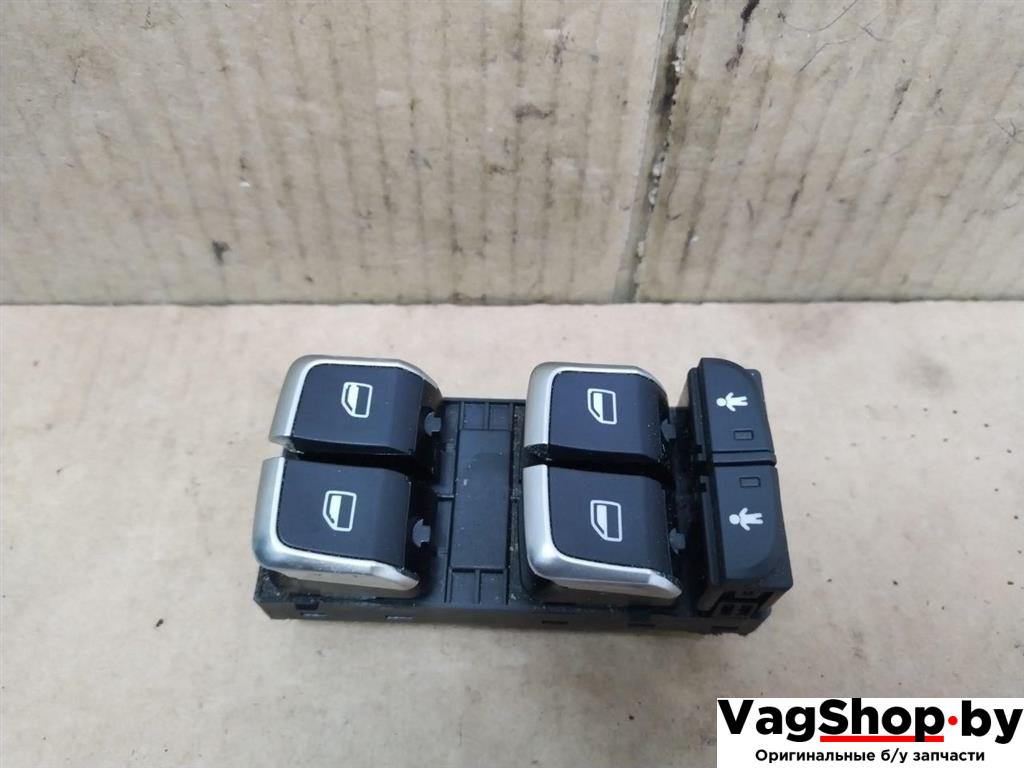 кнопка стеклоподъемника переднего левого Audi A6 4G/C7 2012, 2.0 л., TDi, CGL, дизель, АКПП, серый, универсал, передний привод, 4G0959851 - фото №1