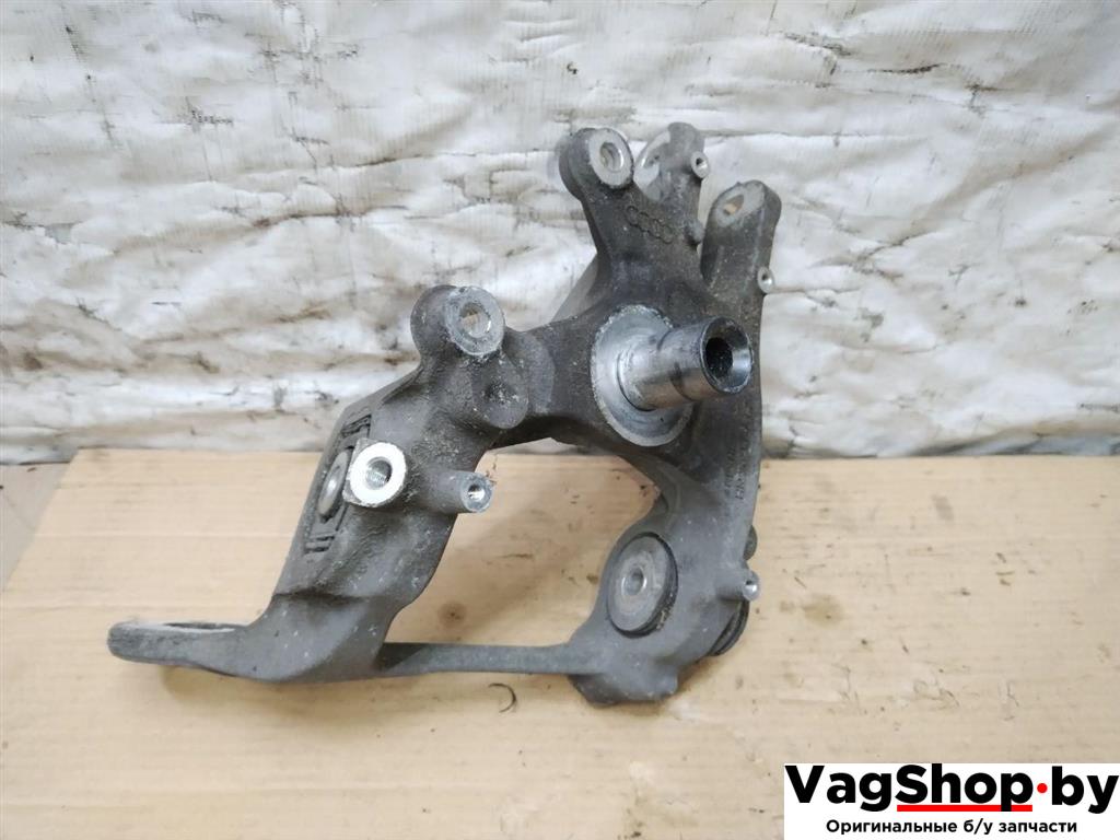 кулак задний левый Audi A4 B8/8K 2010, 2.7 л., TDi, CGK, дизель, МКПП, белый, седан, передний привод, 8K0505431AP - фото №1