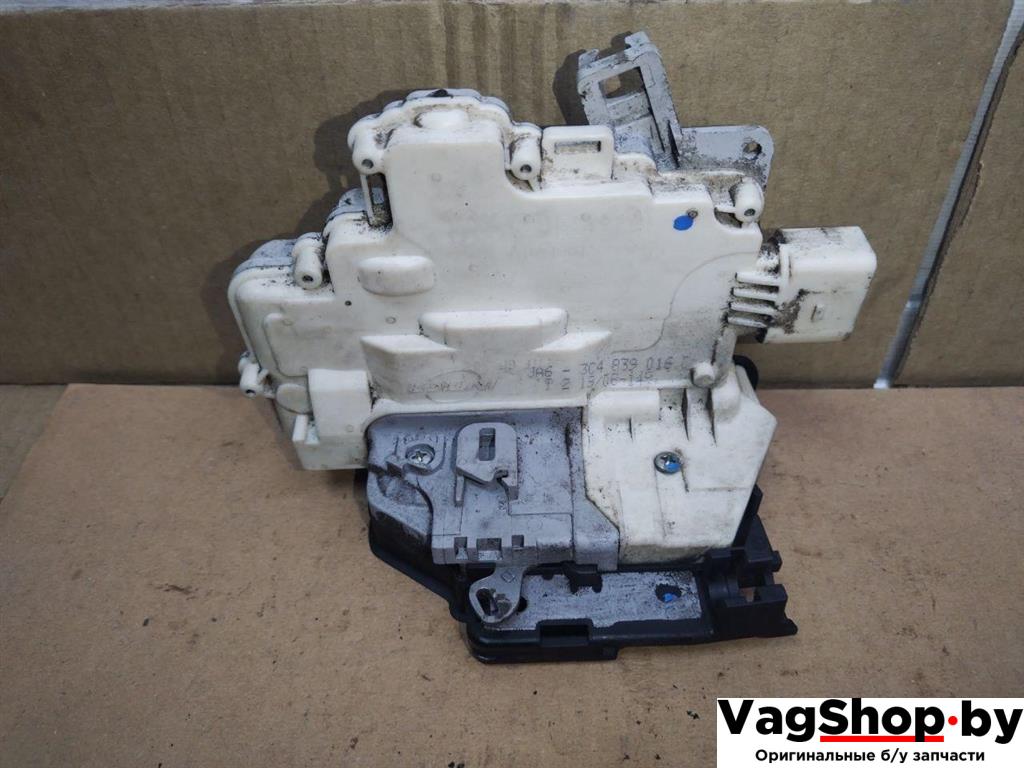 замок двери задней правой Audi Q7 4L 2008, 3.0 л., TDi, дизель, АКПП, черный, внедорожник 5 дв., полный привод, 3C4839016C - фото №1