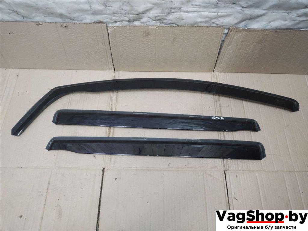 Дефлекторы окон (ветровики) Audi Q7 4L 2008, 3.0 л., TDi, дизель, АКПП, черный, внедорожник 5 дв., полный привод - фото №1