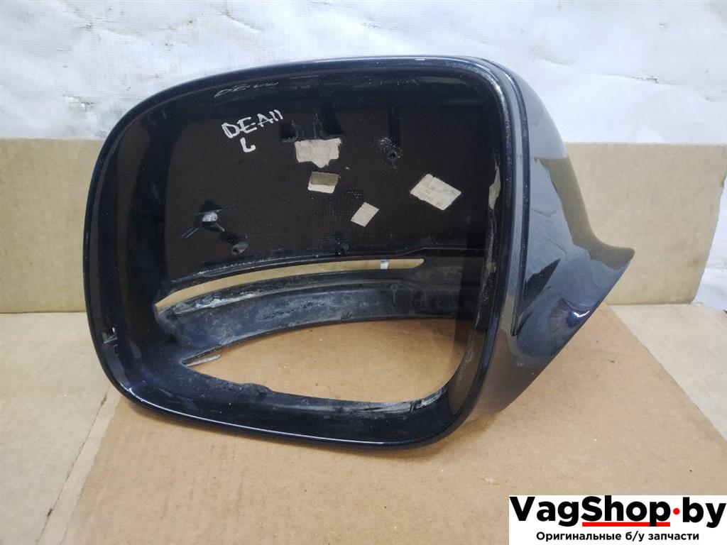 корпус зеркала наружного левого Audi Q7 4L 2008, 3.0 л., TDi, дизель, АКПП, черный, внедорожник 5 дв., полный привод, 4L0857527 - фото №1
