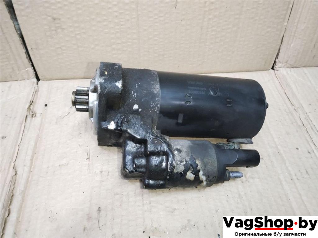 стартер Audi Q7 4L 2008, 3.0 л., TDi, дизель, АКПП, черный, внедорожник 5 дв., полный привод, 059911024H, 0001125609 - фото №1