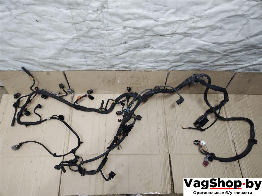 проводка двигателя Audi Q7 4L 2008, 3.0 л., TDi, дизель, АКПП, черный, внедорожник 5 дв., полный привод - фото №1