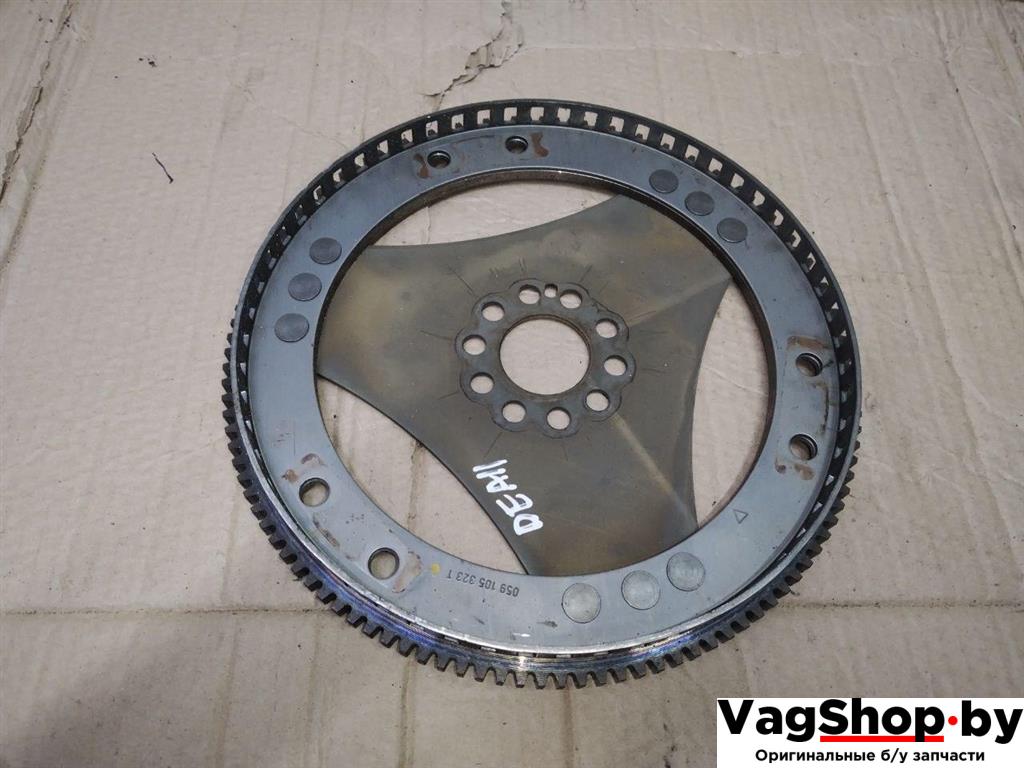 маховик Audi Q7 4L 2008, 3.0 л., TDi, дизель, АКПП, черный, внедорожник 5 дв., полный привод, 059105323T - фото №1