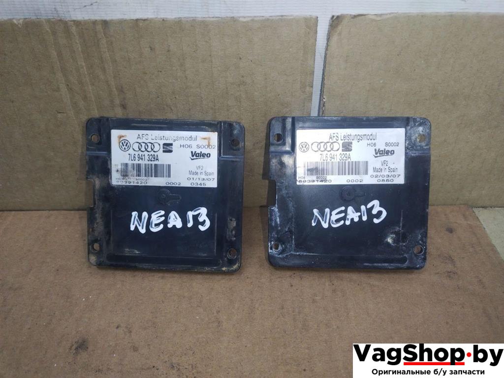 блок управления светом Audi Q7 4L 2007, 3.0 л., TDi, BUG, дизель, АКПП, черный, внедорожник 5 дв., полный привод, 7L6941329A - фото №1