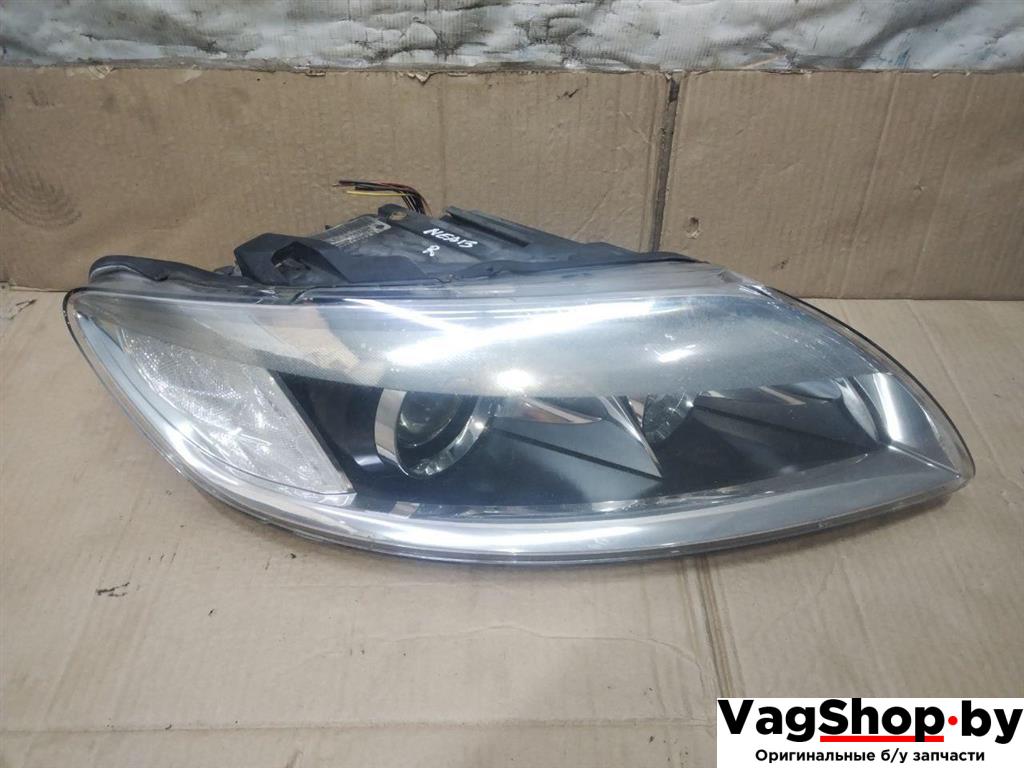 фара правая Audi Q7 4L 2007, 3.0 л., TDi, BUG, дизель, АКПП, черный, внедорожник 5 дв., полный привод, 4L0941004E - фото №1
