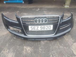бампер передний Audi Q7 4L 2007, 3.0 л., TDi, BUG, дизель, АКПП, черный, внедорожник 5 дв., полный привод, 4L0807437D