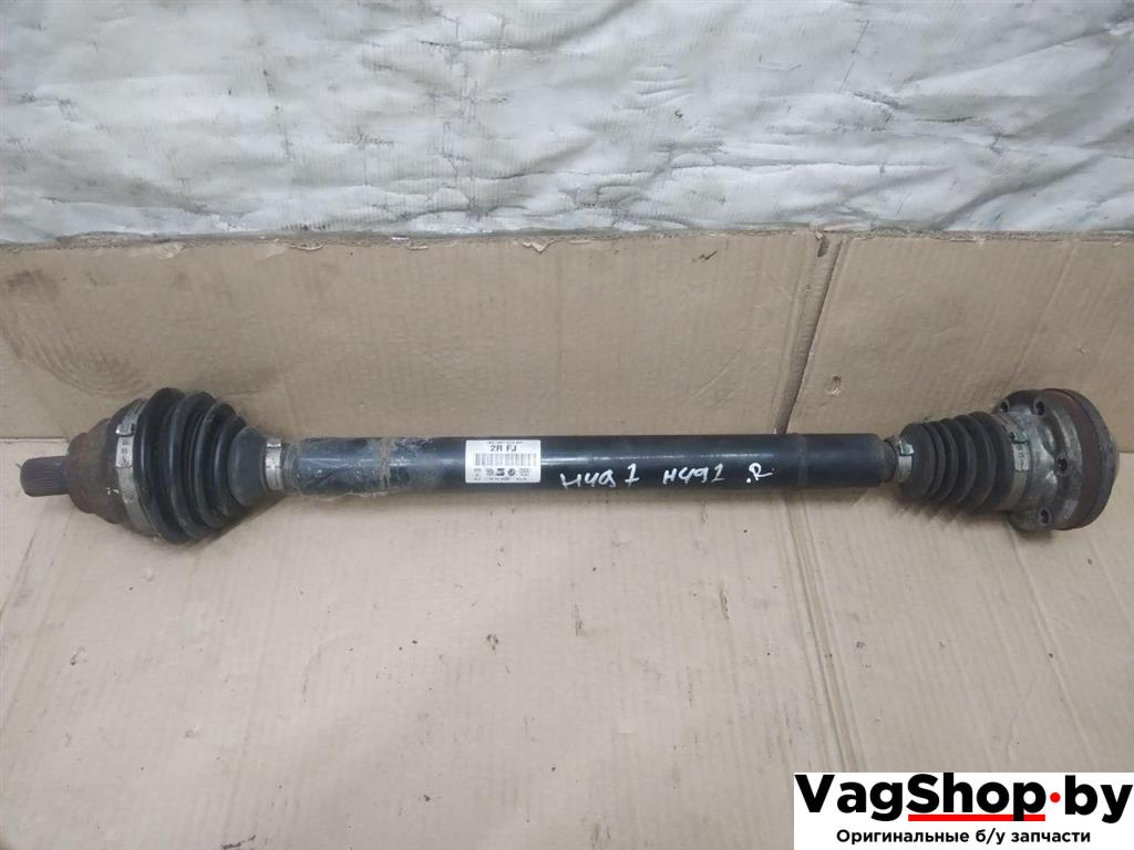 полуось передняя правая (приводной вал, ШРУС) Volkswagen Golf Plus 2 поколение 2010, 1.6 л., TDi, CAY, дизель, АКПП, красный, хетчбэк 5 дв., передний привод, 1K0407272RF - фото №1