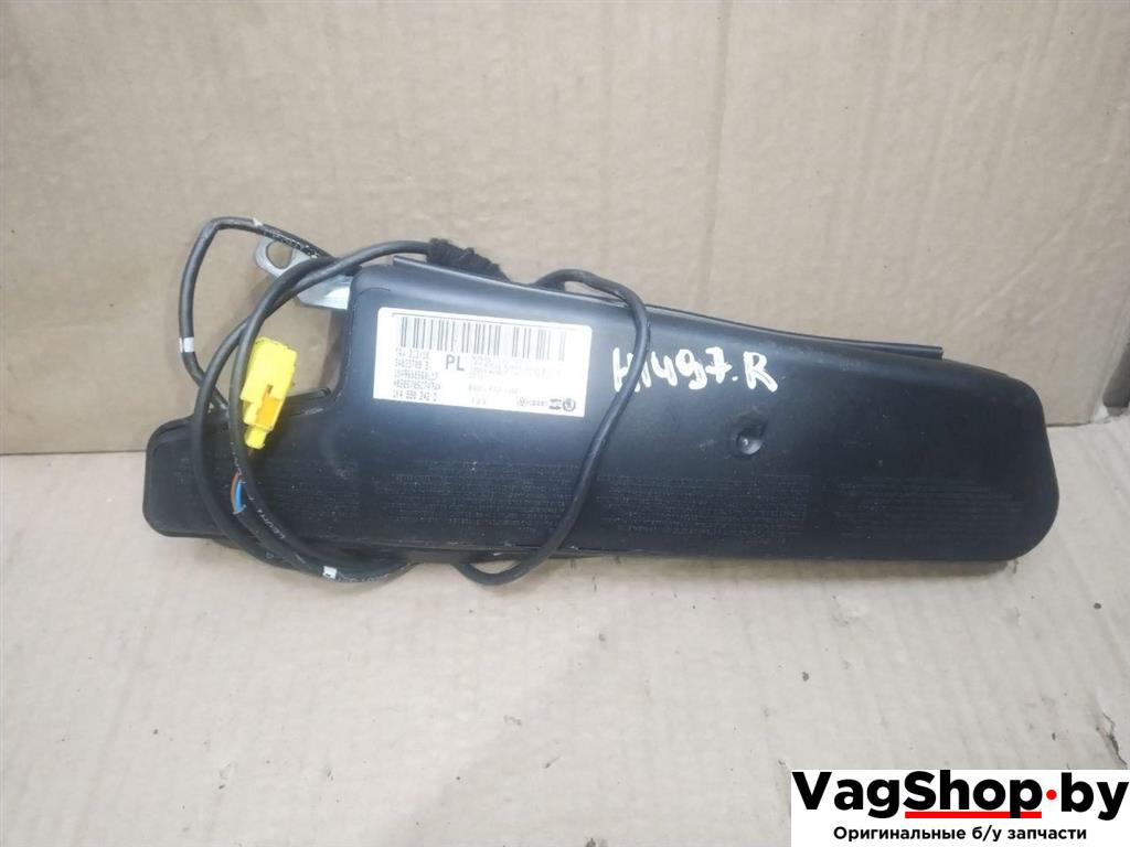 подушка безопасности сиденья Volkswagen Golf Plus 2 поколение 2010, 1.6 л., TDi, CAY, дизель, АКПП, красный, хетчбэк 5 дв., передний привод, 1K4880242D - фото №1