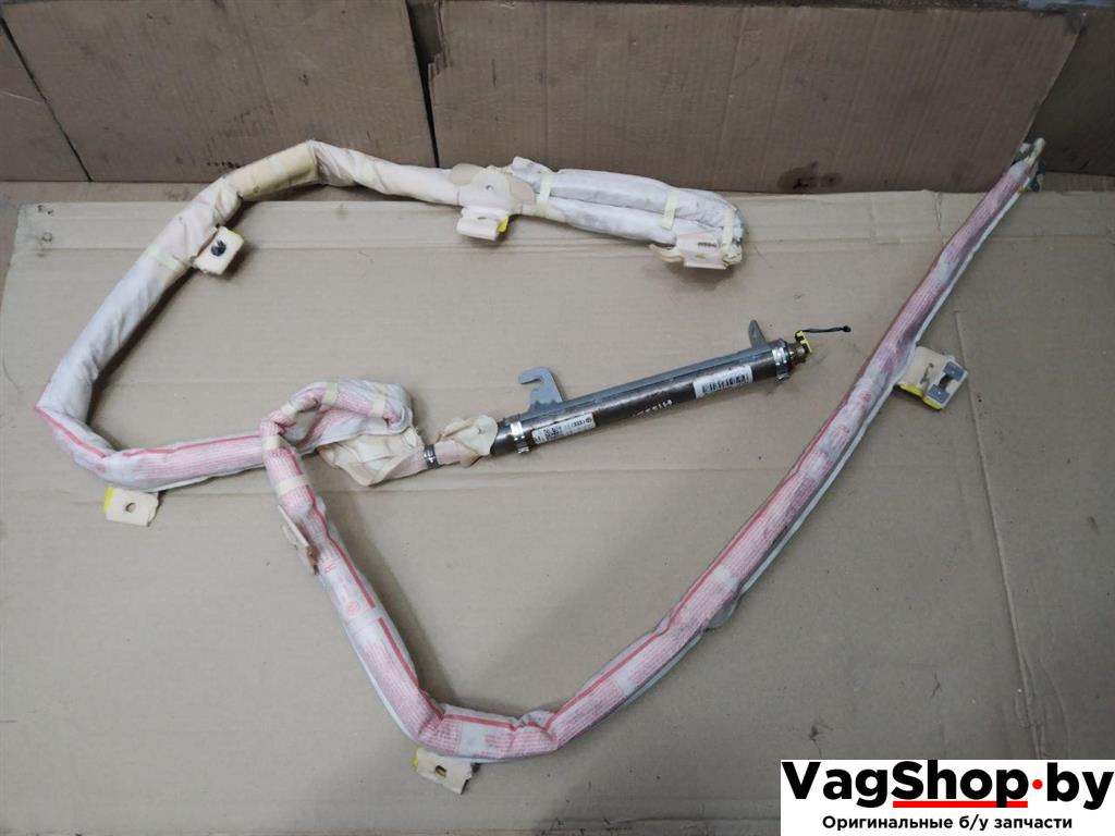 подушка безопасности боковая (шторка) Volkswagen Sharan 2 поколение 2011, 2.0 л., TDi, CFF, дизель, МКПП, черный, минивэн, передний привод, 7N0880742 - фото №1