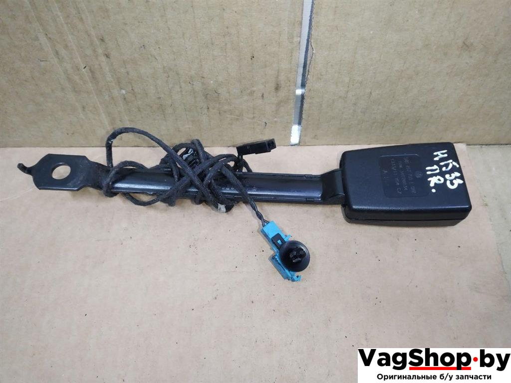 замок ремня безопасности Volkswagen Sharan 2 поколение 2011, 2.0 л., TDi, CFF, дизель, МКПП, черный, минивэн, передний привод, 5N0857755EQVZ - фото №1