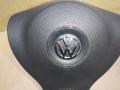 подушка безопасности водителя Volkswagen Sharan 2 поколение 2011, 2.0 л., TDi, CFF, дизель, МКПП, черный, минивэн, передний привод, 7N0880201H81U - фото №2