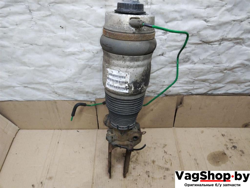 пневмостойка передняя Audi Q7 4L 2007, 3.0 л., TDi, BUG, дизель, АКПП, черный, внедорожник 5 дв., полный привод, 7L8616040B - фото №1