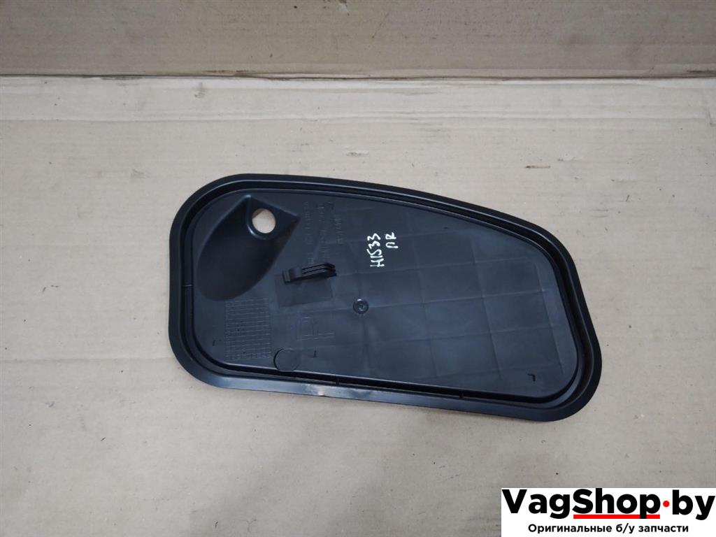 молдинг двери передней правой Volkswagen Sharan 2 поколение 2011, 2.0 л., TDi, CFF, дизель, МКПП, черный, минивэн, передний привод, 7N0837350D - фото №1