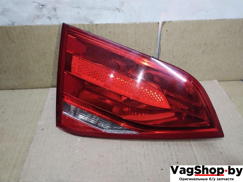 фонарь крышки багажника левый Audi A4 B8/8K 2010, 2.7 л., TDi, CGK, дизель, МКПП, белый, седан, передний привод, 8K5945093D - фото №1