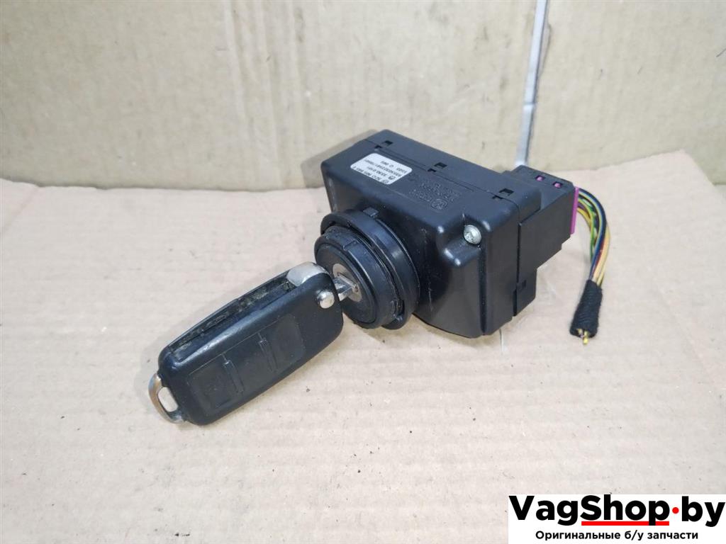 замок зажигания Volkswagen Touareg 1 поколение 2006, 2.5 л., TDi, BAC, дизель, АКПП, синий, внедорожник 5 дв., полный привод, 3D0905865E, 3D0959753P - фото №1