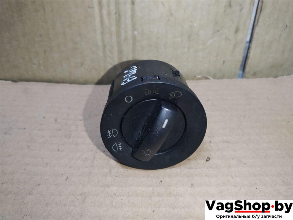 переключатель света Volkswagen Touareg 1 поколение 2006, 2.5 л., TDi, BAC, дизель, АКПП, синий, внедорожник 5 дв., полный привод, 7L6941431Q - фото №1