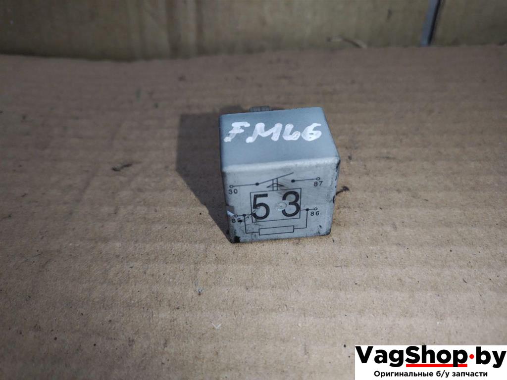 реле (прочие) Volkswagen Touareg 1 поколение 2006, 2.5 л., TDi, BAC, дизель, АКПП, синий, внедорожник 5 дв., полный привод, 141951253B, 53 - фото №1