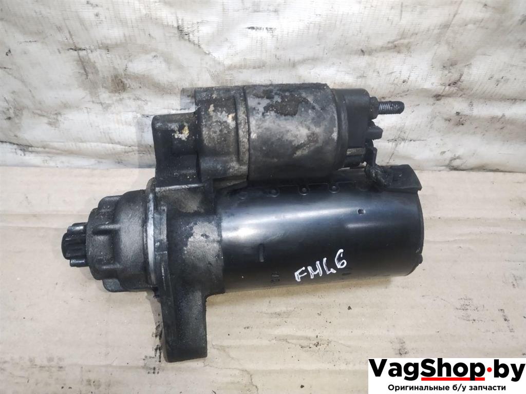 стартер Volkswagen Touareg 1 поколение 2006, 2.5 л., TDi, BAC, дизель, АКПП, синий, внедорожник 5 дв., полный привод, 070911023B - фото №1