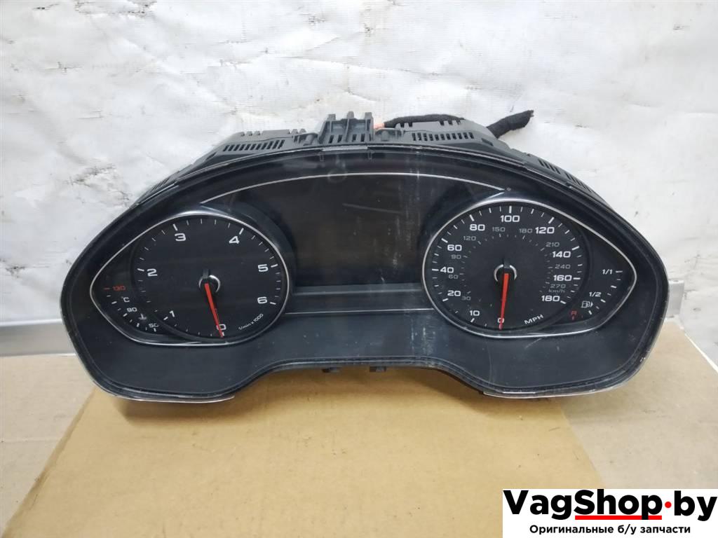 щиток приборов (приборная панель) Audi A8 D4/4H 2011, 3.0 л., TDi, CDT, дизель, АКПП, синий, седан, полный привод, 4H0920910D, 4H0920910A - фото №1