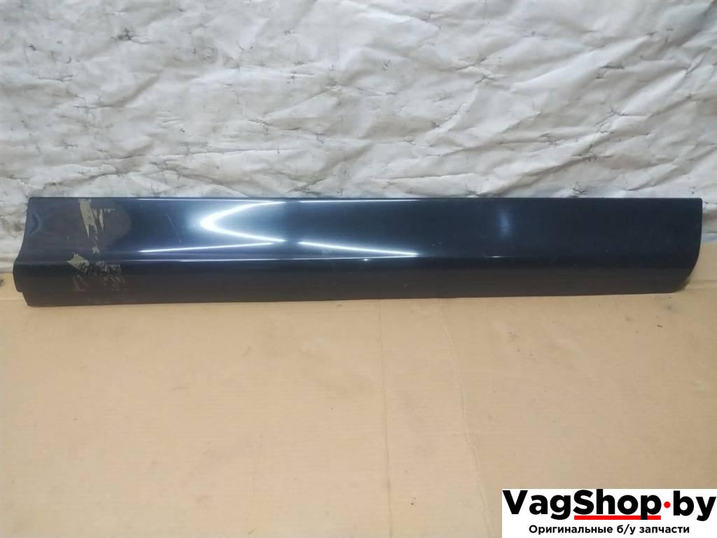 молдинг двери передней правой Audi Q7 4L 2007, 3.0 л., TDi, BUG, дизель, АКПП, черный, внедорожник 5 дв., полный привод, 4L0853960A - фото №1