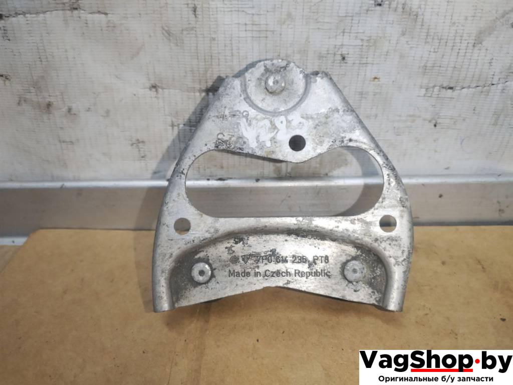 Крепление блока ABS Volkswagen Touareg 2 поколение 2012, 3.6 л., FSI, CGR, бензин, АКПП, серебро, внедорожник 5 дв., полный привод, 7P0614235 - фото №1