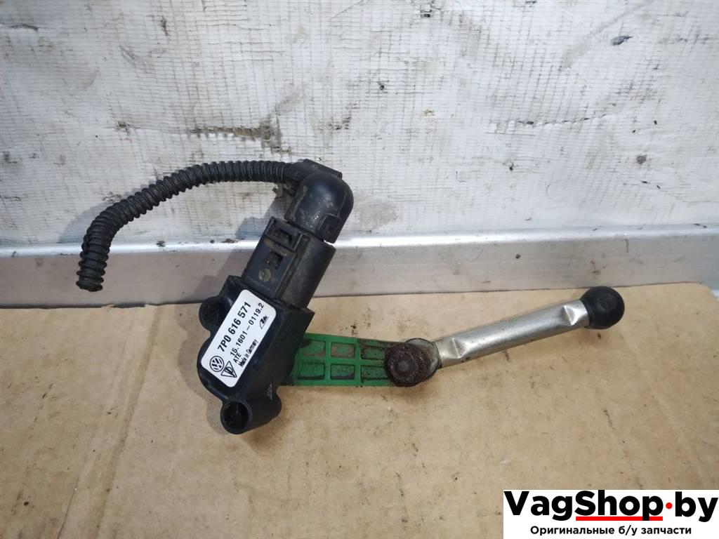 датчик дорожного просвета Volkswagen Touareg 2 поколение 2012, 3.6 л., FSI, CGR, бензин, АКПП, серебро, внедорожник 5 дв., полный привод, 7P0616571 - фото №1