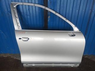 дверь передняя правая Volkswagen Touareg 2 поколение 2012, 3.6 л., FSI, CGR, бензин, АКПП, серебро, внедорожник 5 дв., полный привод, 7P0831112B