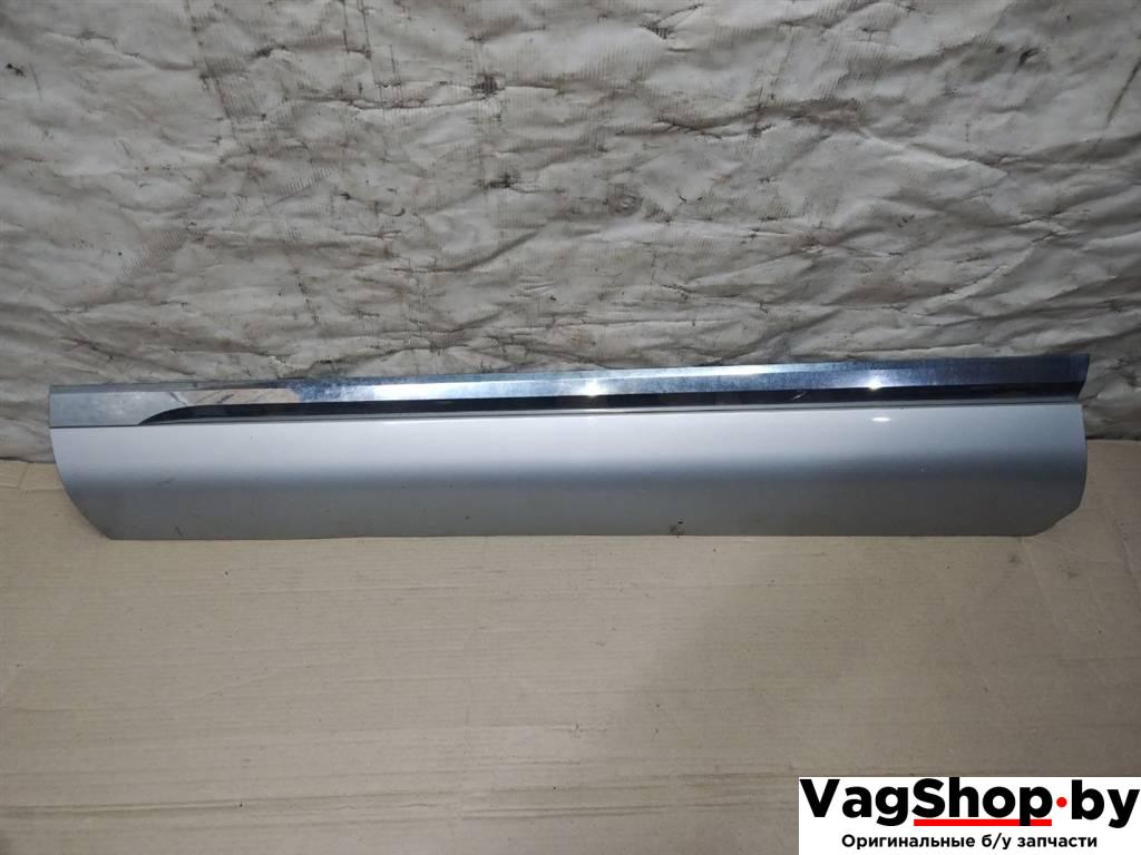 молдинг двери передней левой Volkswagen Touareg 2 поколение 2012, 3.6 л., FSI, CGR, бензин, АКПП, серебро, внедорожник 5 дв., полный привод, 7P6854939H - фото №1