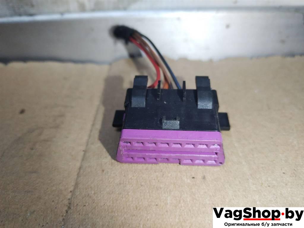 Разъем (фишка) проводки Volkswagen Touareg 2 поколение 2012, 3.6 л., FSI, CGR, бензин, АКПП, серебро, внедорожник 5 дв., полный привод, 3A0972695A - фото №1