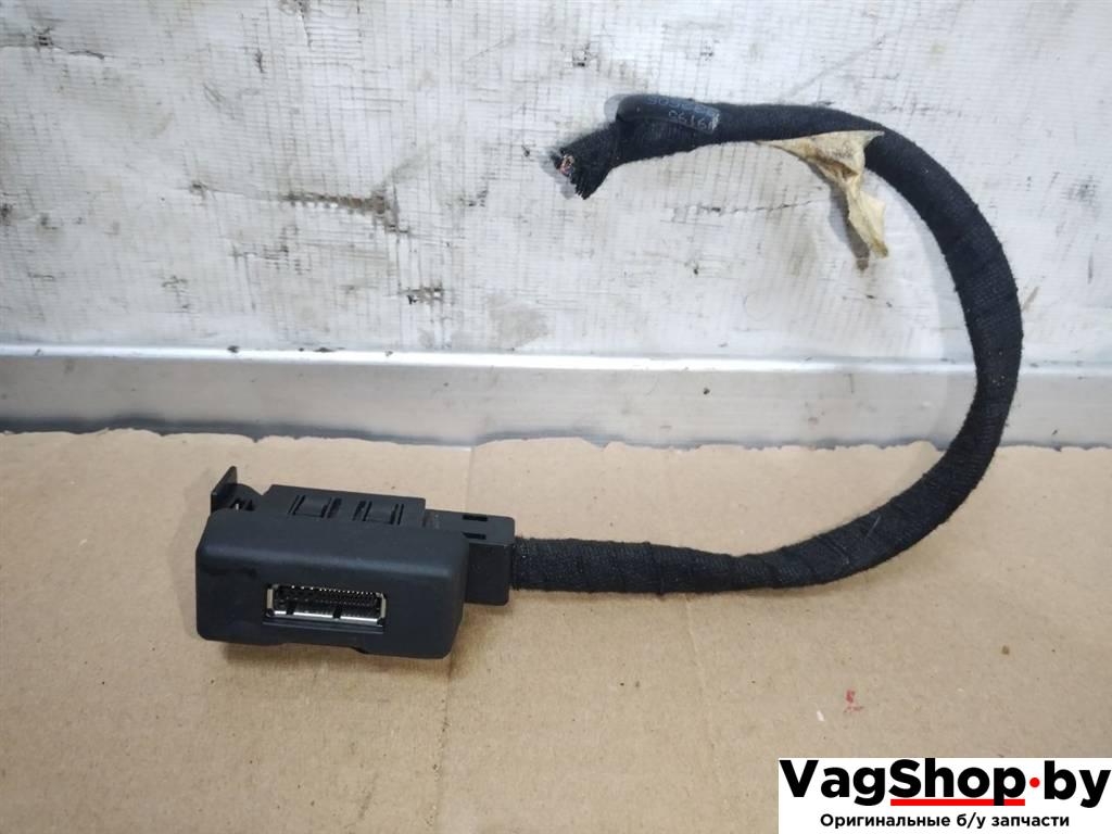 Разъем (фишка) проводки Volkswagen Touareg 2 поколение 2012, 3.6 л., FSI, CGR, бензин, АКПП, серебро, внедорожник 5 дв., полный привод, 4F0035727 - фото №1