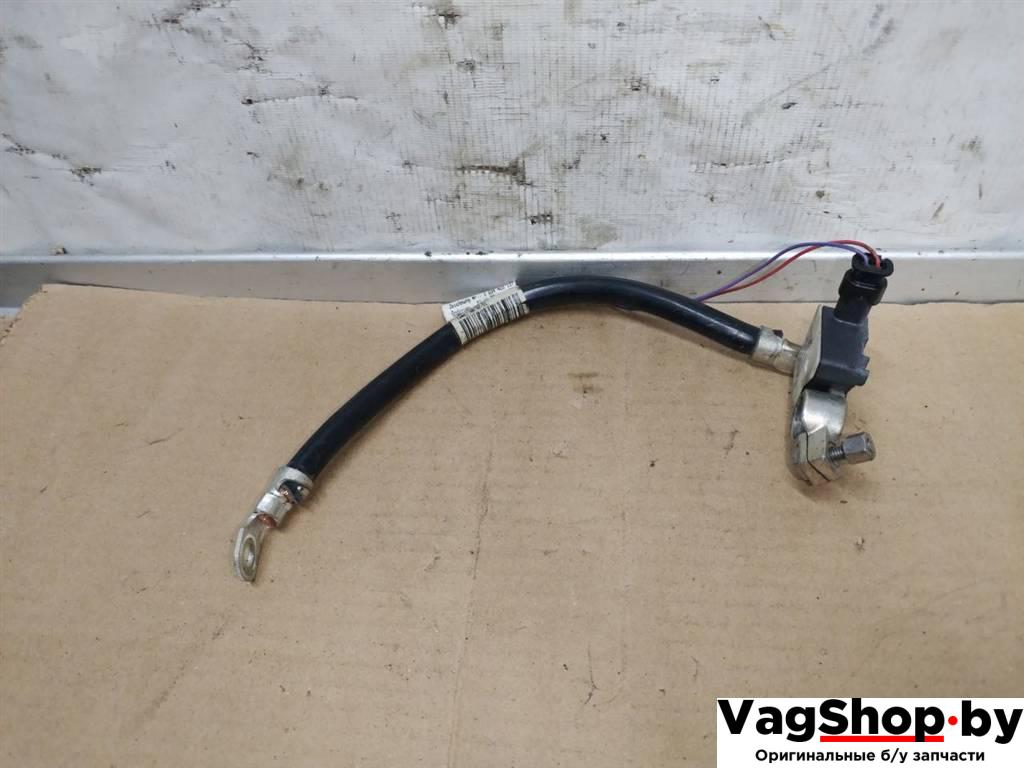 клемма аккумулятора минус Audi A4 B8/8K 2010, 2.7 л., TDi, CGK, дизель, МКПП, белый, седан, передний привод, 8K0915181E - фото №1