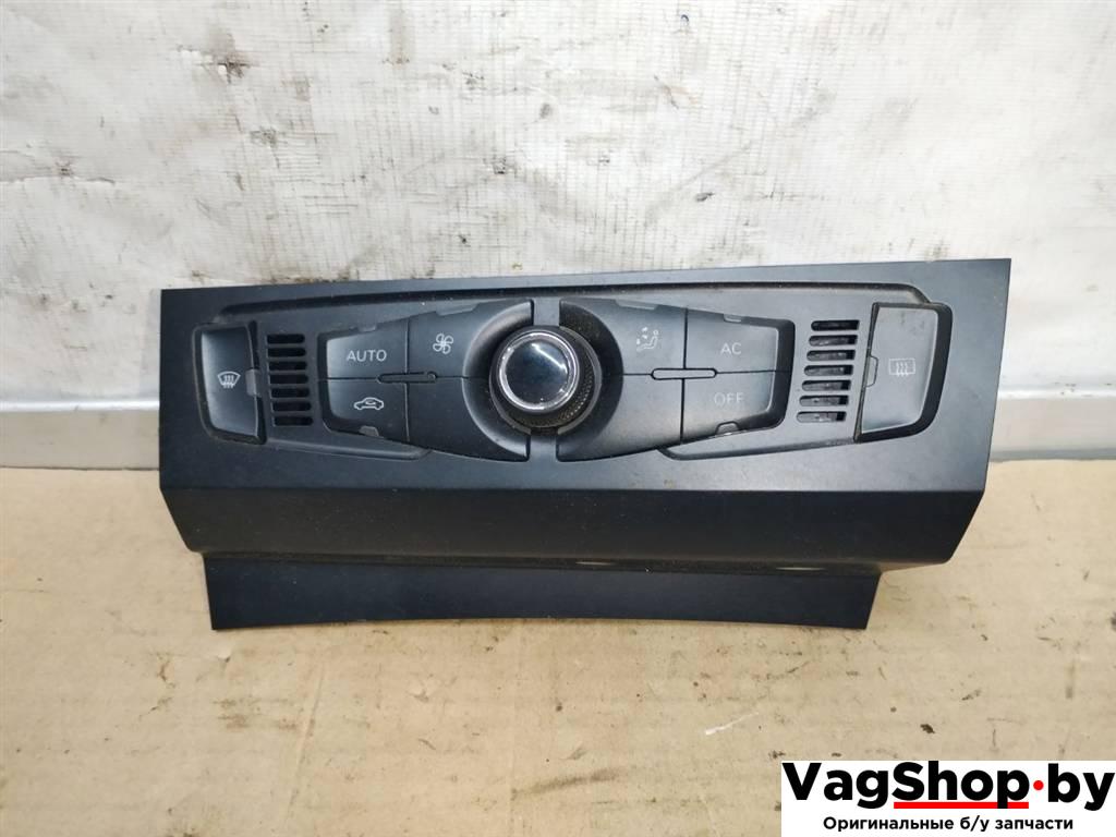 блок управления печки / климат-контроля Audi A4 B8/8K 2010, 2.7 л., TDi, CGK, дизель, МКПП, белый, седан, передний привод, 8T1820043AM - фото №1