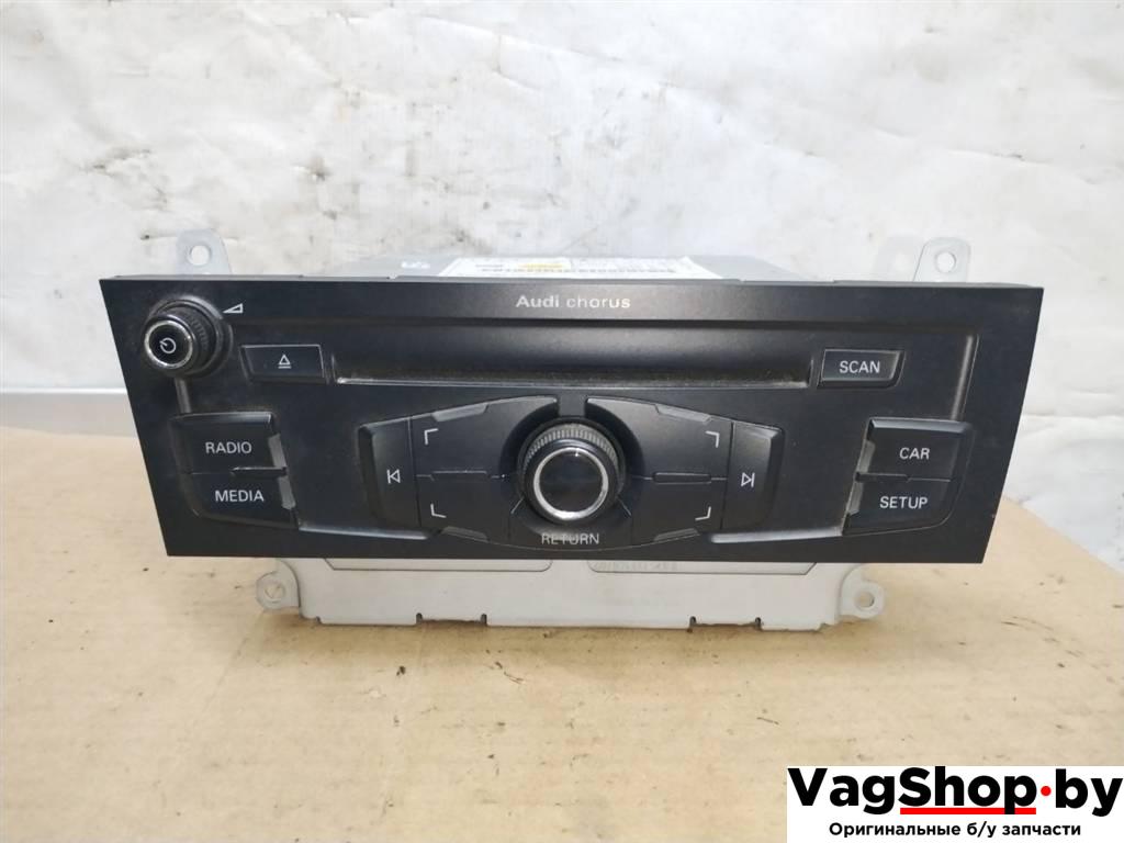 магнитола Audi A4 B8/8K 2010, 2.7 л., TDi, CGK, дизель, МКПП, белый, седан, передний привод, 8T1035152D - фото №1
