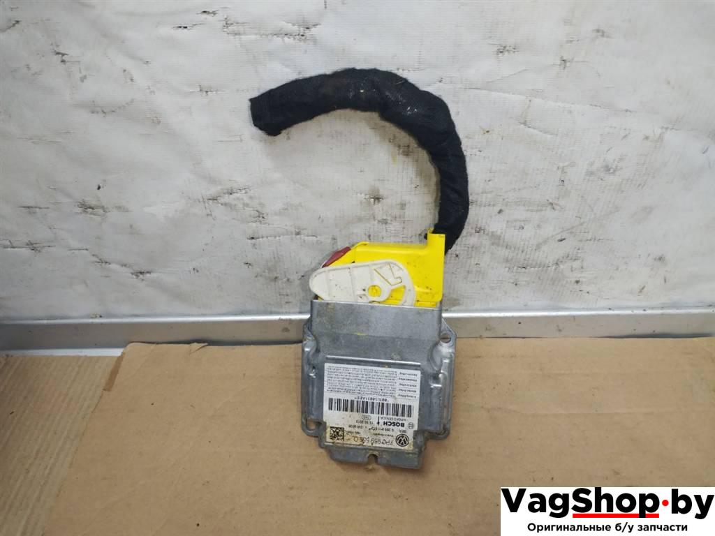 блок AirBag Volkswagen Touareg 2 поколение 2014, 3.6 л., FSI, CGR, бензин, АКПП, синий, внедорожник 5 дв., полный привод, 7P0959655D - фото №1