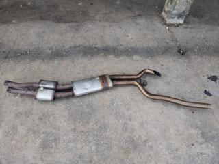 глушитель Volkswagen Touareg 2 поколение 2014, 3.6 л., FSI, CGR, бензин, АКПП, синий, внедорожник 5 дв., полный привод, 7P6253211E, 7L6253211R