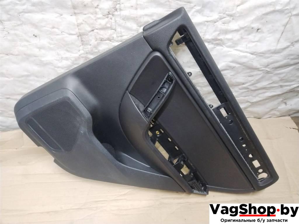 обшивка двери задняя правая Volkswagen Touareg 2 поколение 2014, 3.6 л., FSI, CGR, бензин, АКПП, синий, внедорожник 5 дв., полный привод - фото №1