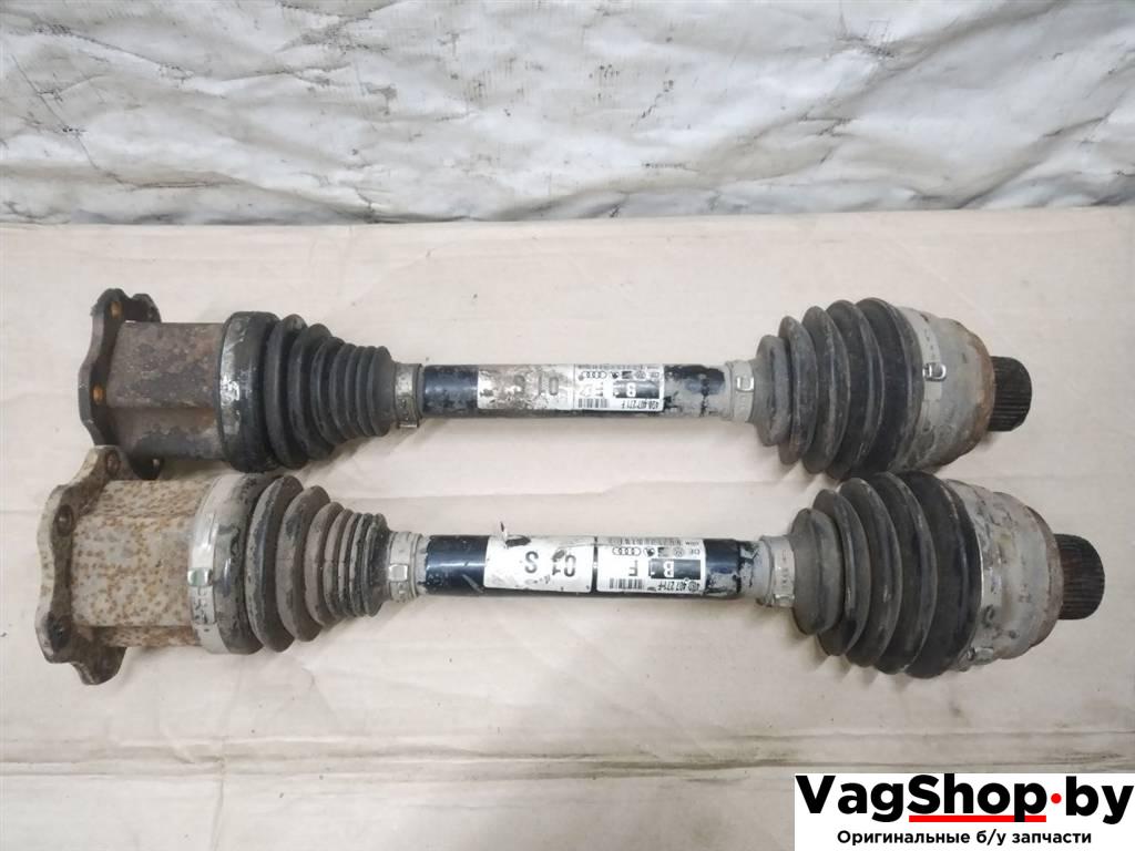 полуось передняя левая (приводной вал, ШРУС) Audi A7 1 4G 2012, 3.0 л., TDi, CLA, дизель, АКПП, белый, хетчбэк 5 дв., полный привод, правый руль, 4G0407271F - фото №1