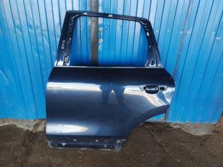 дверь задняя левая Volkswagen Touareg 2 поколение 2014, 3.6 л., FSI, CGR, бензин, АКПП, синий, внедорожник 5 дв., полный привод