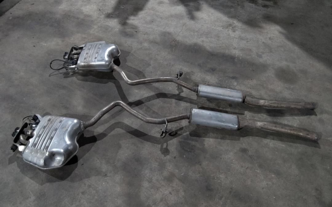 глушитель Mercedes-Benz S-Класс W222/C217/A217 2013, A2224911500, A2224911600 - фото №1