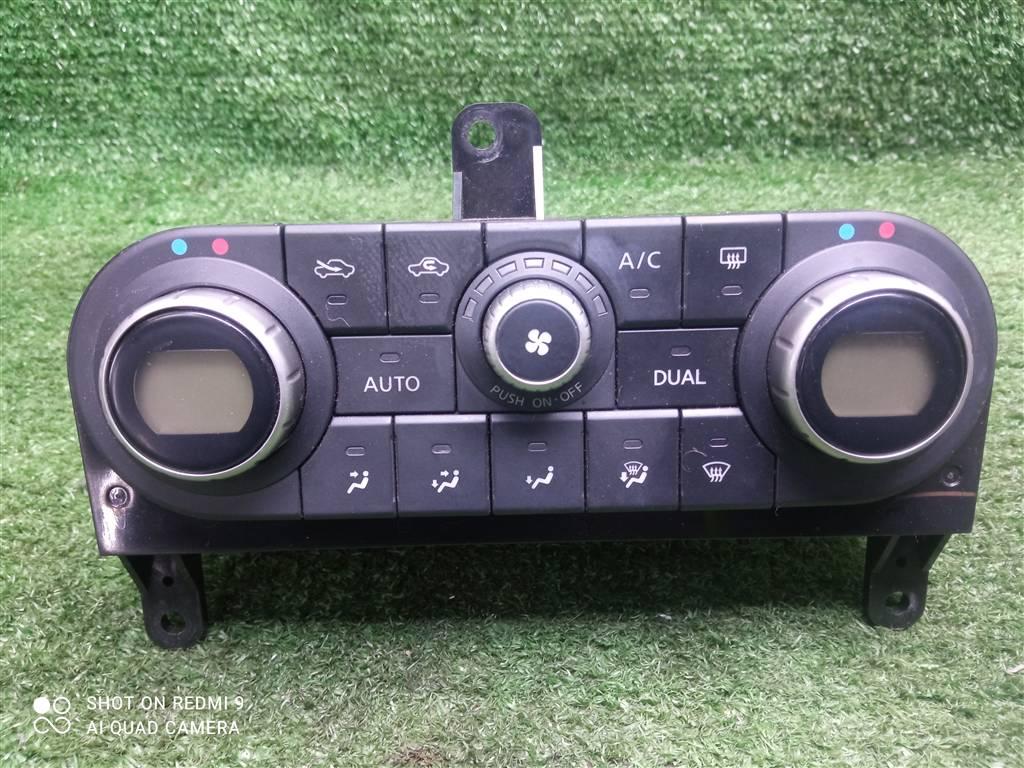 блок управления печки / климат-контроля Nissan Qashqai I (2006—2010) 2009, 1.5TD K9K 282, 27500JD45D - фото №1