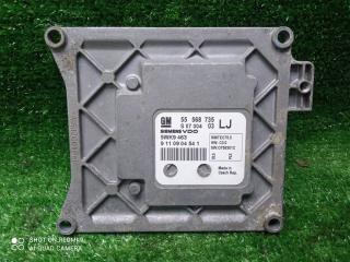 блок управления двигателем Opel Astra H рестайлинг (2006—2014) 2012, 1.6i Z16XER, 55568735