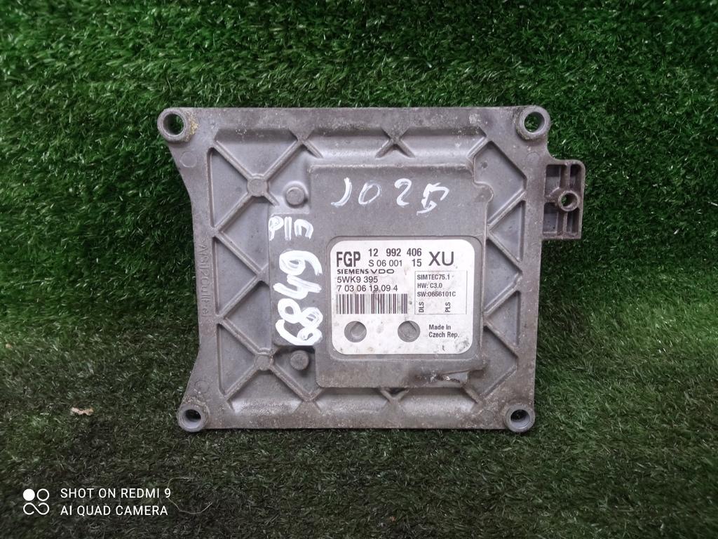 блок управления двигателем Opel Astra H рестайлинг (2006—2014) 2012, 1.8i Z18XER, 12992406 - фото №1